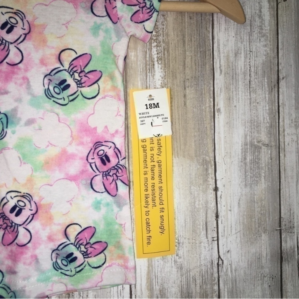 NWT Disney Minnie Mouse Cloud Dye Tee - Picture 3 of 4